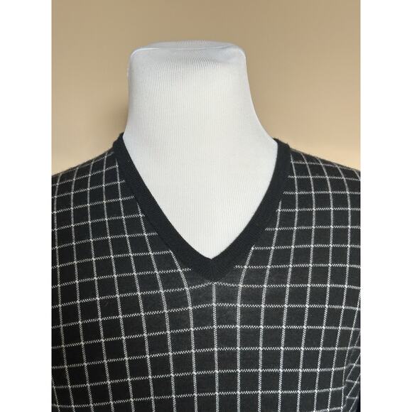 Ralph Lauren Purple Label Mens V-Neck Cashmere Black Sweater M IT NWT $1495 - Picture 4 of 8